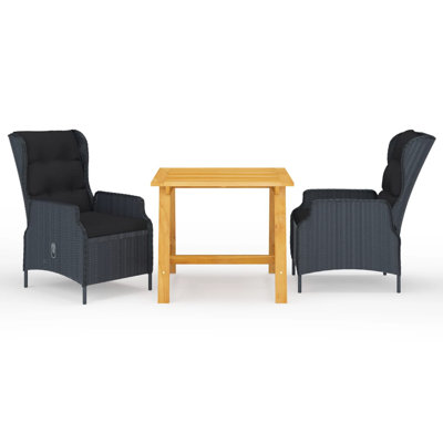 McGugn Rectangular 2 - Person Bistro Set