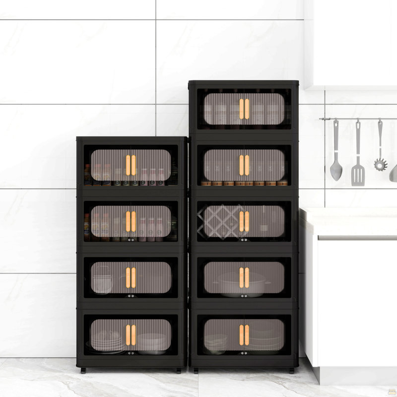 Armoire de rangement pliante, 5 niveaux