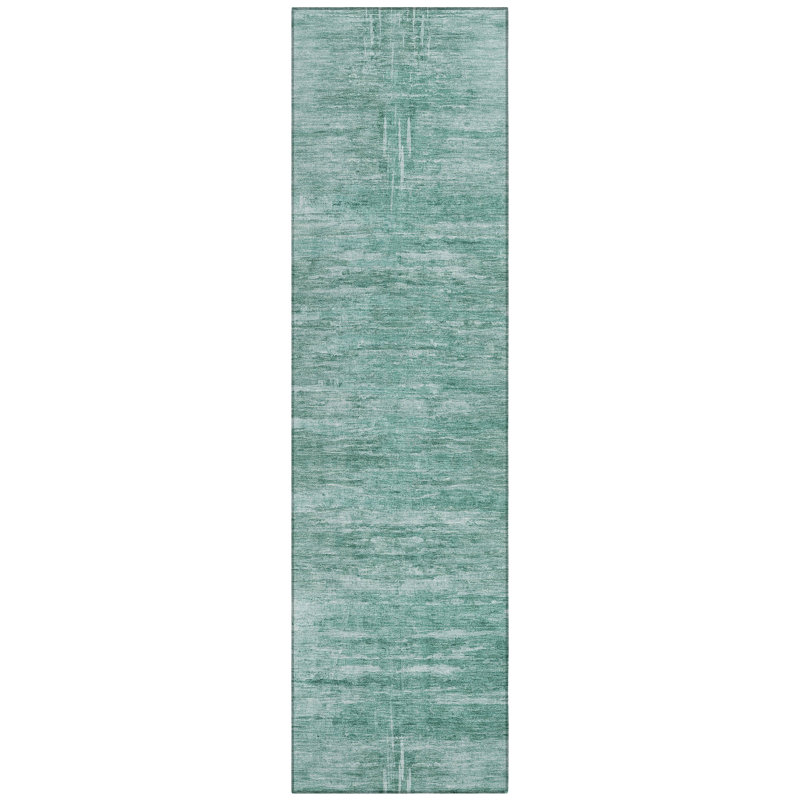 Wynesha Washable Abstract Indoor / Outdoor Rug, Runner 2'3" x 7'6"