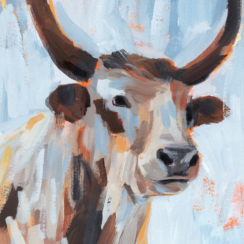 Vivid Cattle I by Annie Warren - Wrapped Canvas Print, 51cm H x 51cm W x 3.8cm D