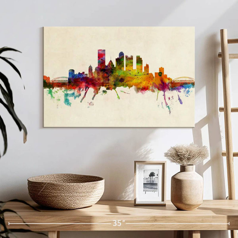 Pittsburgh, Pennsylvanie, horizon III, H 16 po x l 24 po