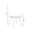 Thomasin Modern  Scandinavian Minimalist Dining Chairs with Faux Leather Cushions and Solid Wood Legs - Side Chair for Dining Room Kitchen Office-188020922-260027888