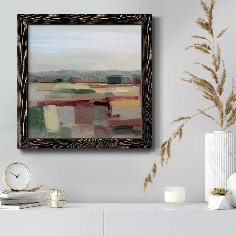 Tapisserie, reproduction d'art sur toile, Toile avec cadre noir, H 34,5 po x l 34,5 po x P 1,5 po