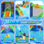 Jeu gonflable avec toboggan gonflable