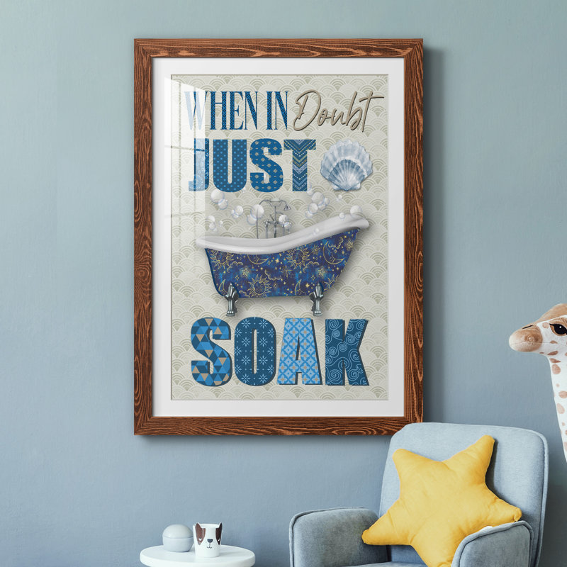 Just Soak - impression encadrée, H 31 po x l 44 po x P 1 po, Cadre en érable