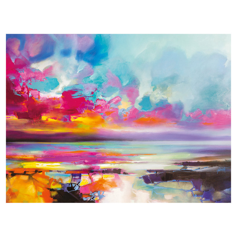 Da Capo Magenta - No Frame Print on Canvas, 60cm H x 80cm W x 3.8cm D