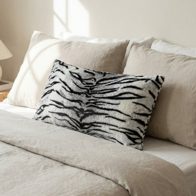 Housse de coussin rectangulaire en polyester / mélange de polyester