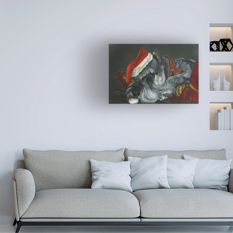 «Grumpy» par Barbara Keith, art sur toile sans cadre, L 19 po x H 12 po