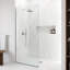 Paroi de douche fixe sans cadre de l 34 po x H 74 po avec verre de 3/8 po Zenith-28331394