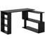 Modern Minimalist 360 Degree Rotating Storage Design L Shaped Corner Computer Desk for Home Office Bedroom Study and Dorm-134473198