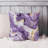 Abstract Purple & Gold Marble Geode XII Modern-99960249