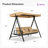 Porch Swing Convertible Ourdoor Daybed with Adjustable Tilt Canopy Heavy-Duty Steel Frame 3-Seat Porch Swing with Stand and Removable Cushions for Backyard Garden Deck Balcony (Beige)