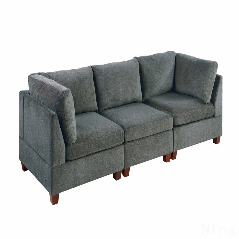 Ensemble modulaire - 3 pièces en gris, Gris