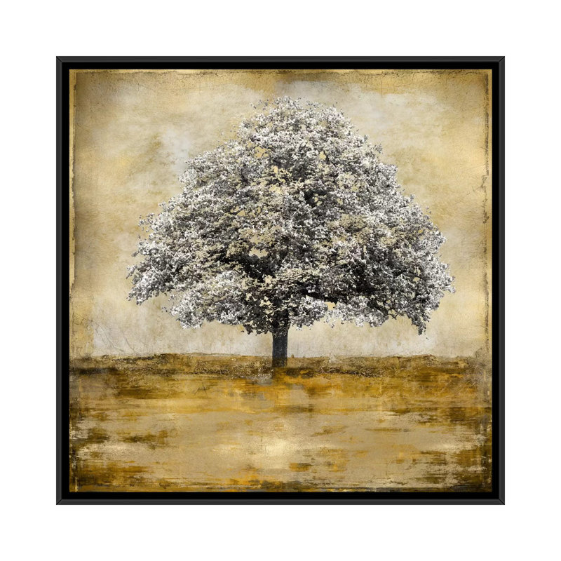 « stately », impression sur toile, H 18 po x l 18 po x P 1,5 po, Toile avec cadre noir, Pas de tapis