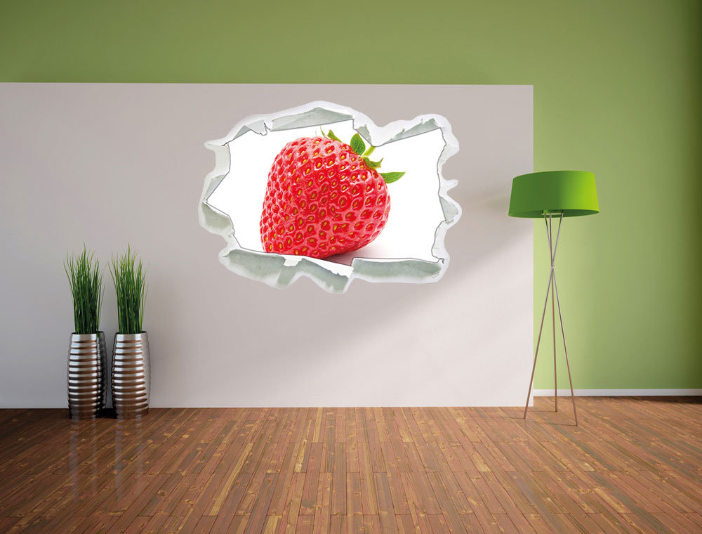 Wandtattoo Erdbeere Strawberry Obst