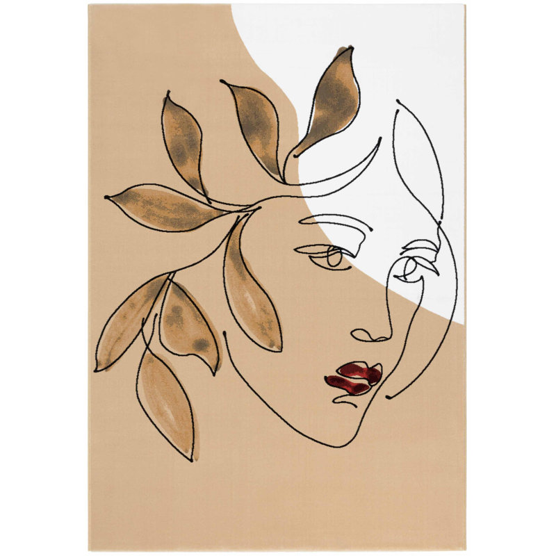 Yisroel Abstract Area Rug, Rectangle 200 x 290cm