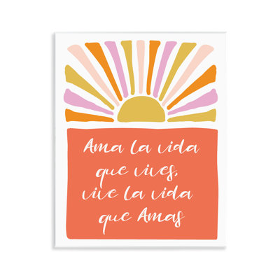 «Love the Life You Live», art mural espagnol par Elizabeth Medley