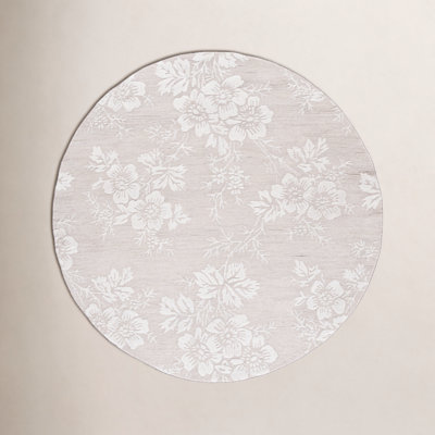 Hand-Tufted Wool Floral Rug