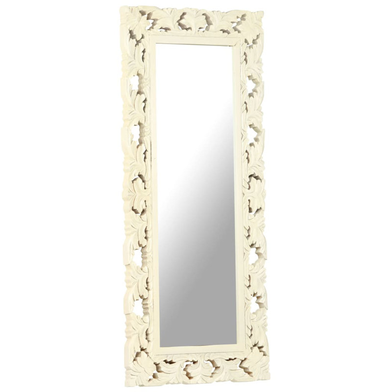 Nardone Flat Wall Mirror, Brown, 80cm H x 50cm W