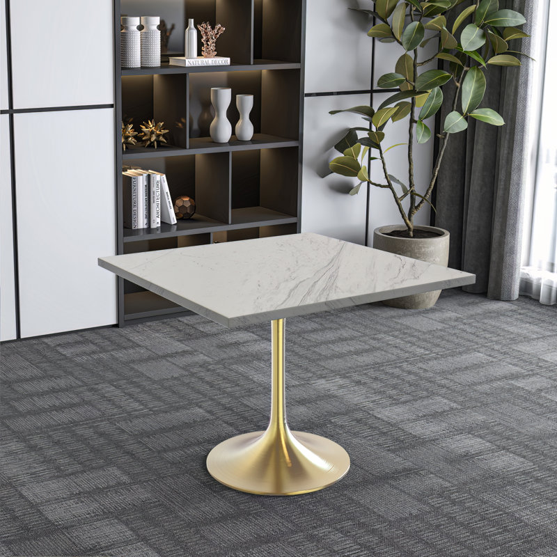 Table de salle à manger Heatherton, H 29,35 po x L 36,41 po x l 36,41 po