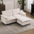 2-Seater Sofa with Ottoman