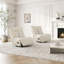Fauteuil inclinable berçant moderne pivotant sans accoudoirs l 31,5 po-557682321