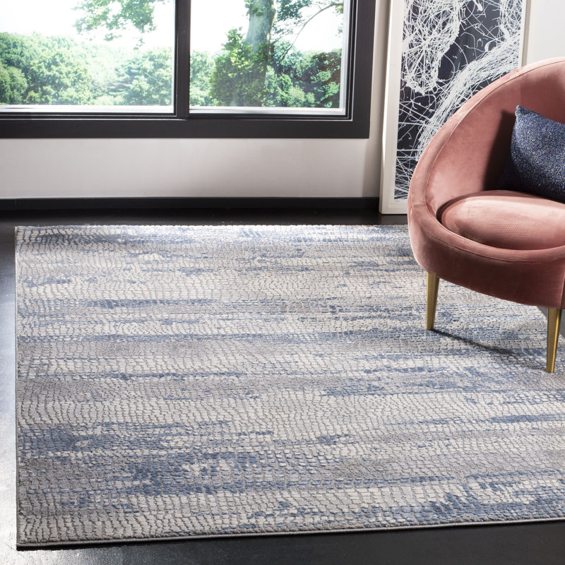 Wendi Performance Abstract Rug, Rectangle 5'3" x 7'6"