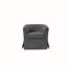 Fauteuil demi-tonneau pivotant en tissu tissé Falahee-112511493