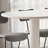 White Oval Solid Wood Dining Table-859002059