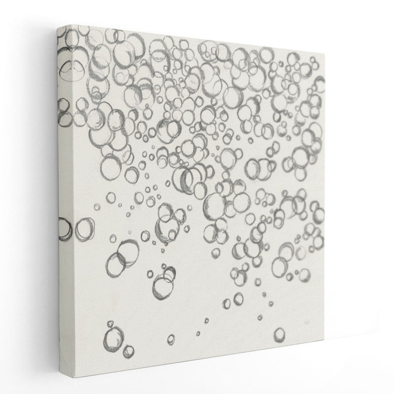 Bubbles I - Canvas Print Wall Art, 24" H x 24" W