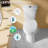 21" Extra Tall Toilet for Seniors, 1.1/1.6 GPF Dual Flush Elongated Two Piece Toilet, MAP 1000g, White-111650071