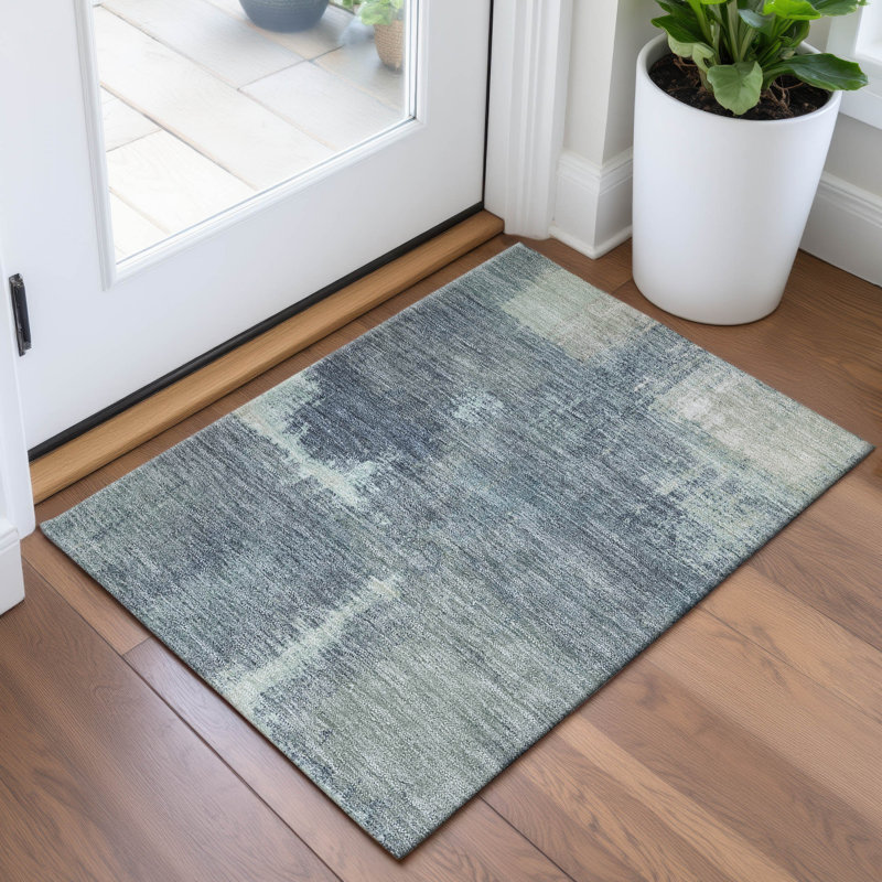 Premium Machine Washable Elize AMF1354 Modern Rug, Rectangle 1'8" x 2'6"