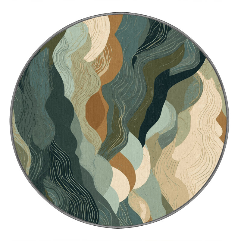 Velvet Reflections Rug, Round 3'