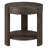 Salina Round Wood End Table with Shelf Storage