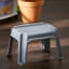 Tabouret portatif en plastique à 1 marche de 9,5 pouces de Grace Living (paquet de 6)