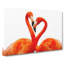 Two Loving Flamingos - Wrapped Canvas-56643383