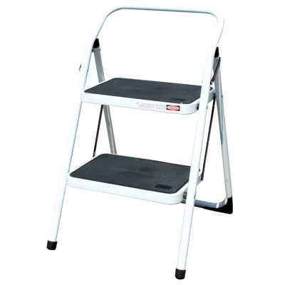 2 - Step Steel Folding Step Stool