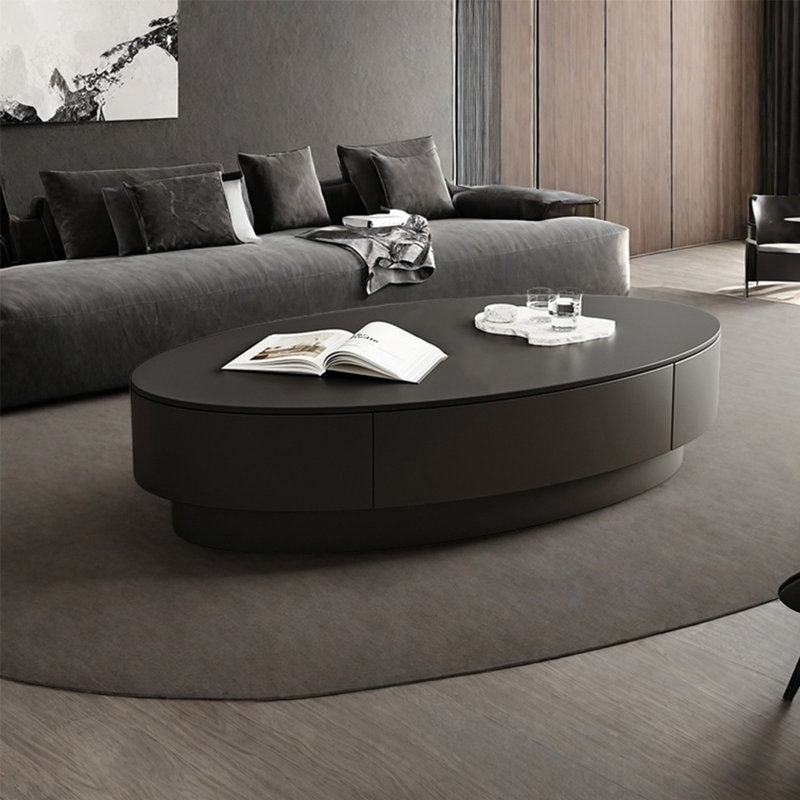 Table ovale italienne de luxe, H 13,8 po x L 47,2 po x l 23,6 po