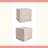 Outdoor/Indoor Square Travertine Side Table