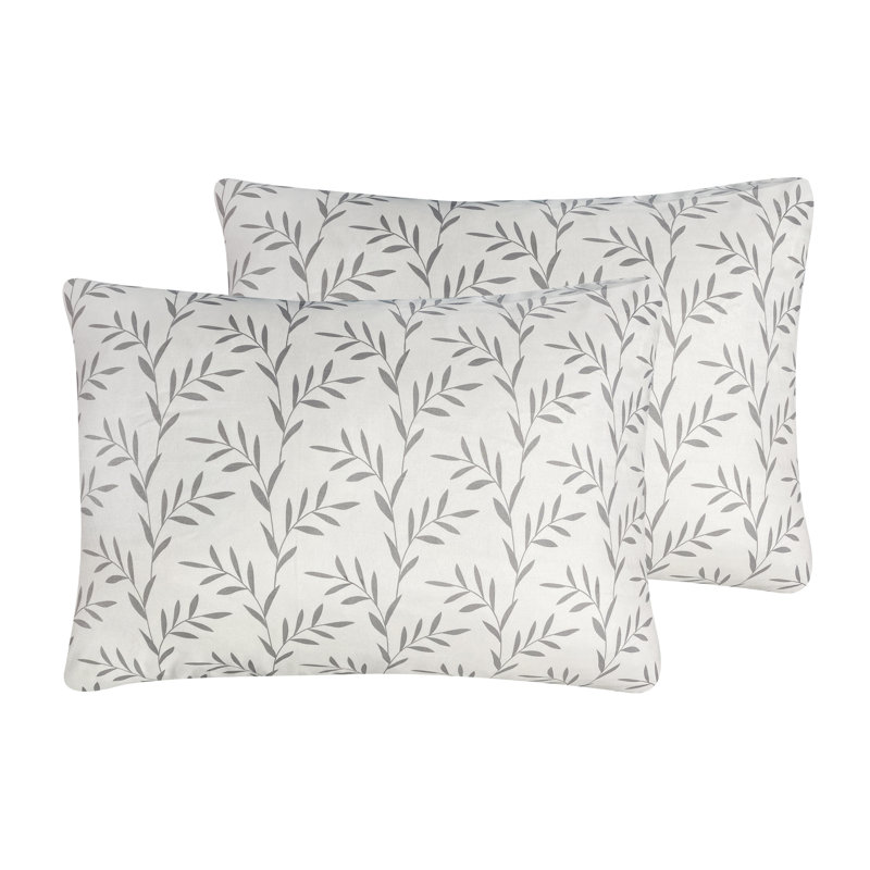 Taie d'oreiller en microfibre Indie-Rose, Taupe, Rallonge