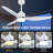 52" 3-Blade Indoor LED Ceiling Fan with Remote and Light Kit Included-173991752-173991753