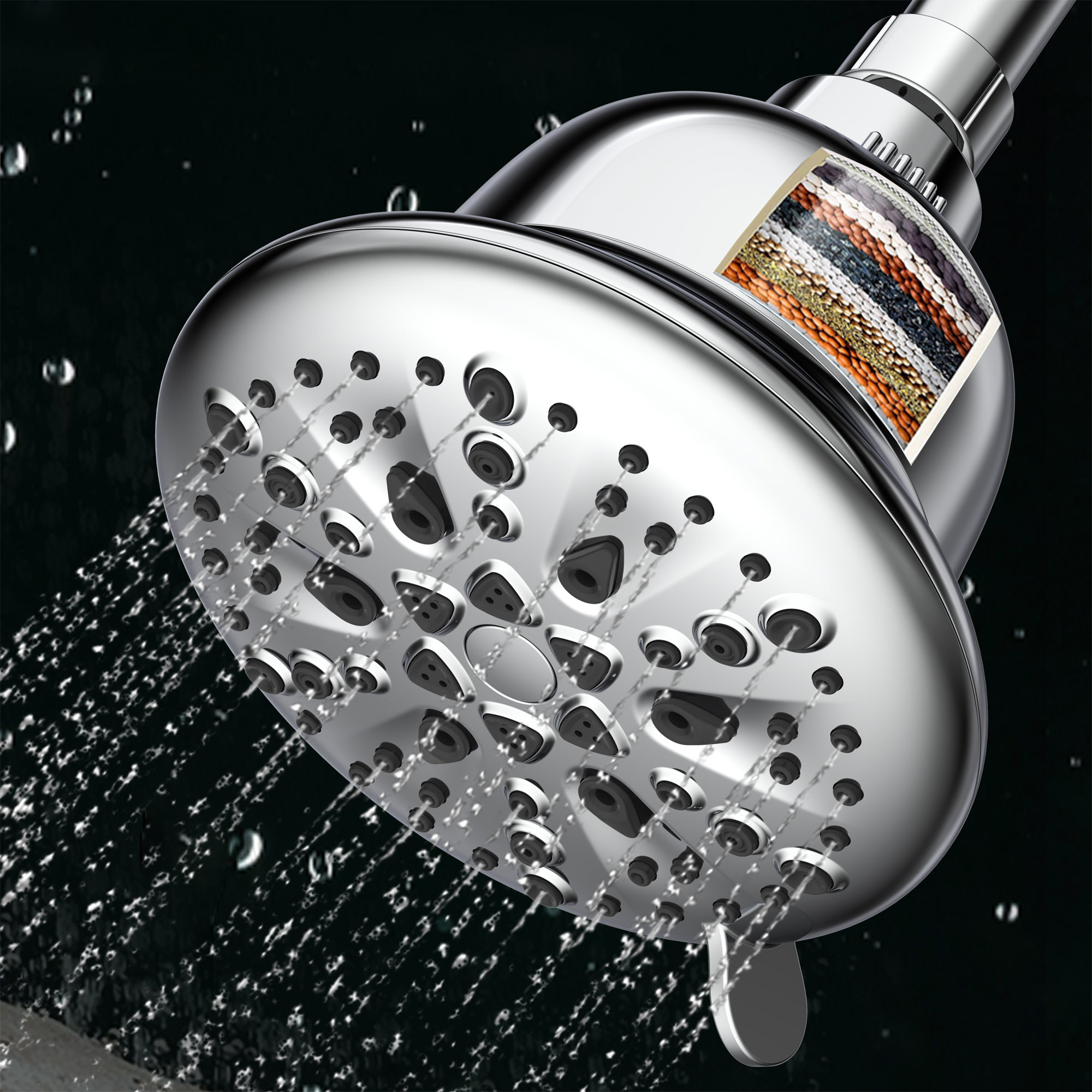 feitigo Dual Shower Head 2.5 GPM GPM & Reviews