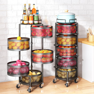 35.43'' H x 12.99'' W Utility Cart with Wheels