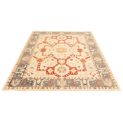 Arabelle One-of-a-Kind 8'11" X 11'5" 2010s Wool Area Rug in Beige