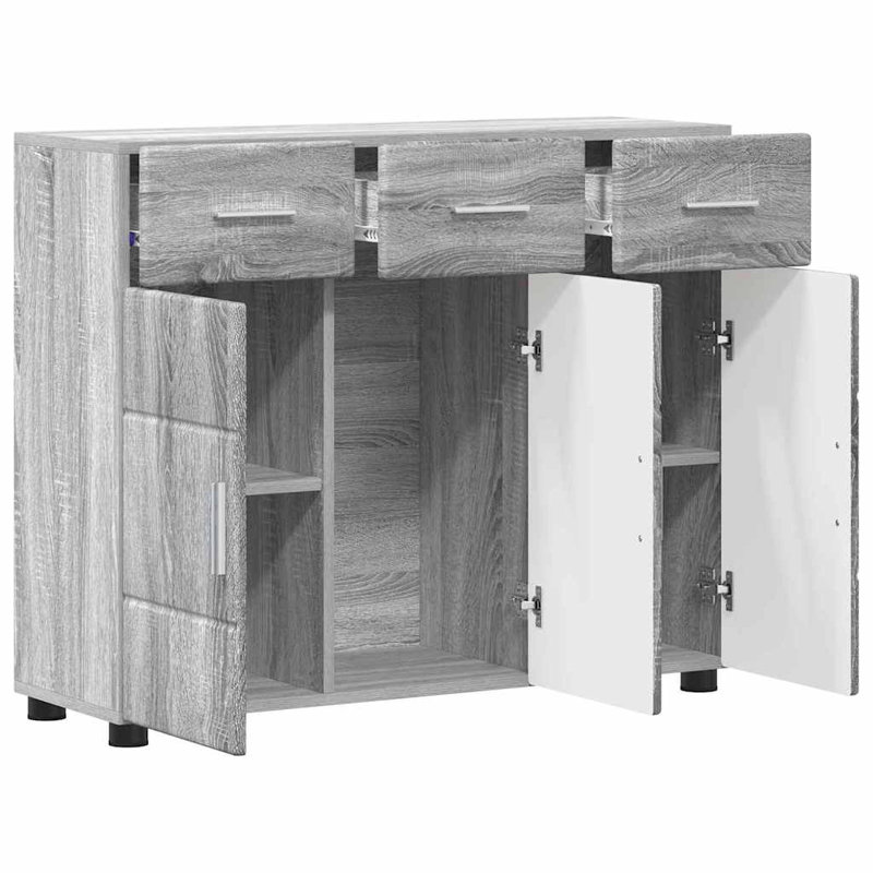 Rectangle Accent Cabinet, Grey Sonoma