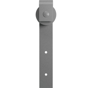 Ensemble de quincaillerie de porte de grange simple standard Premium J-Strap Roller Hanger