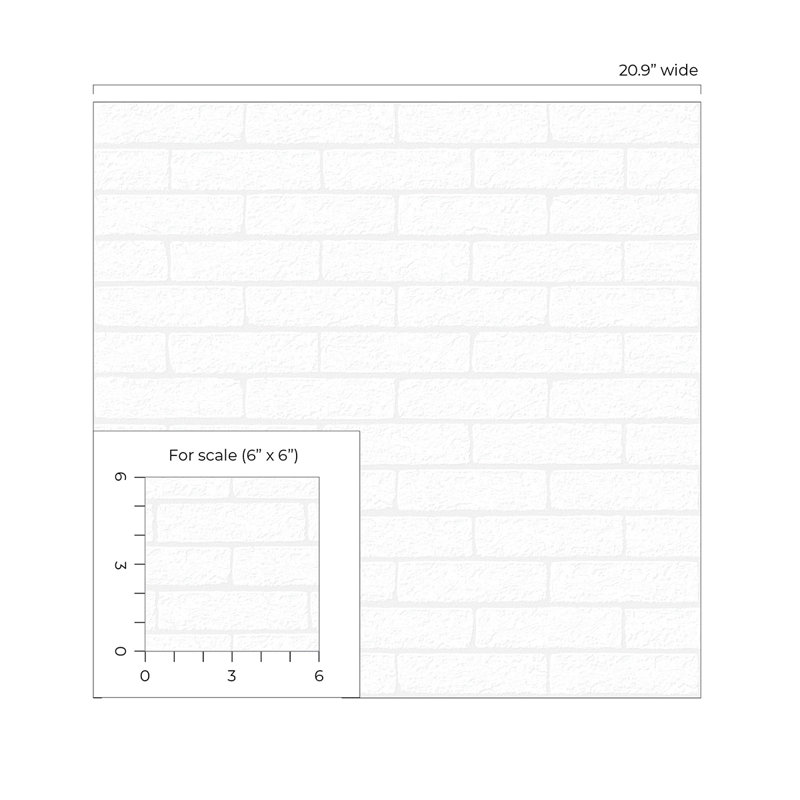 Rouleau de papier peint L 33 pi x l 20,5 po