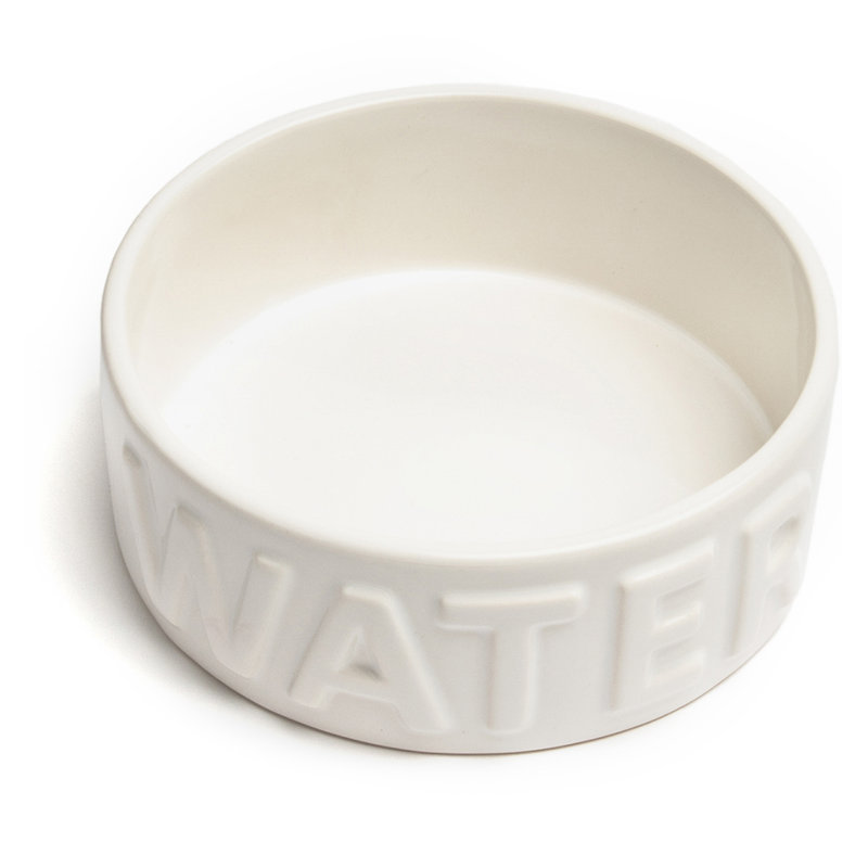 Bols pour animaux Classic Water, Blanc, Petit (2 tasses / 16 oz liquides)