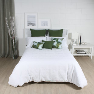 Ensemble de housse de couette 3 pièces blanc