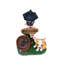 Décoration de jardin pour chien Corgi assis
